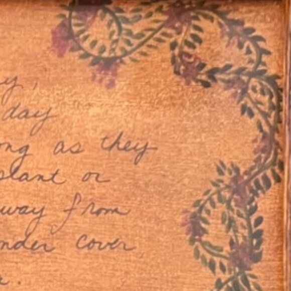 Sweet Vintage FRAMED Birdhouse Artwork w/ Poem | Farmhouse, Rustic & Boho Decor - Picture 7 of 16